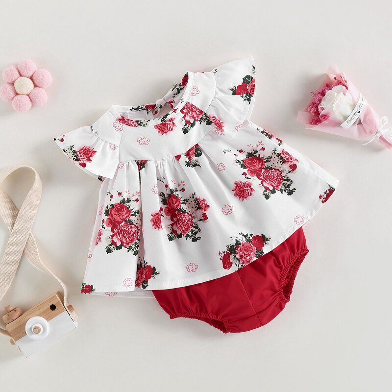 Conjunto Floral | 0-24 Meses