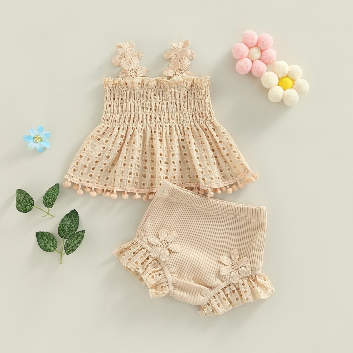 Conjunto Luxo Florzinha | 0-18 Meses