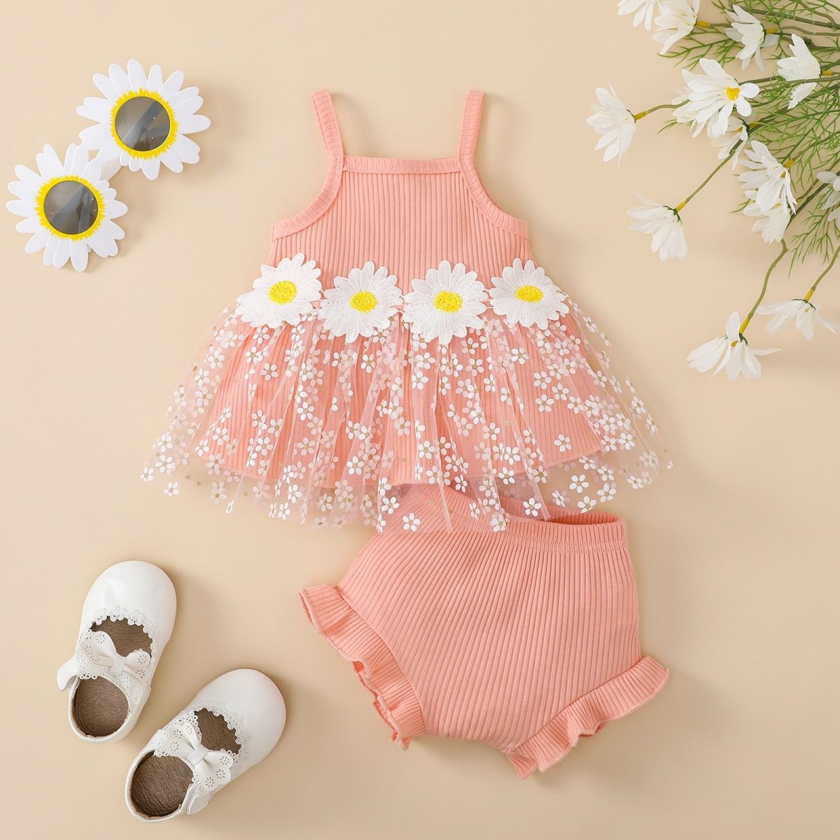 Conjunto Shortinho Margarida | 0-3 Anos