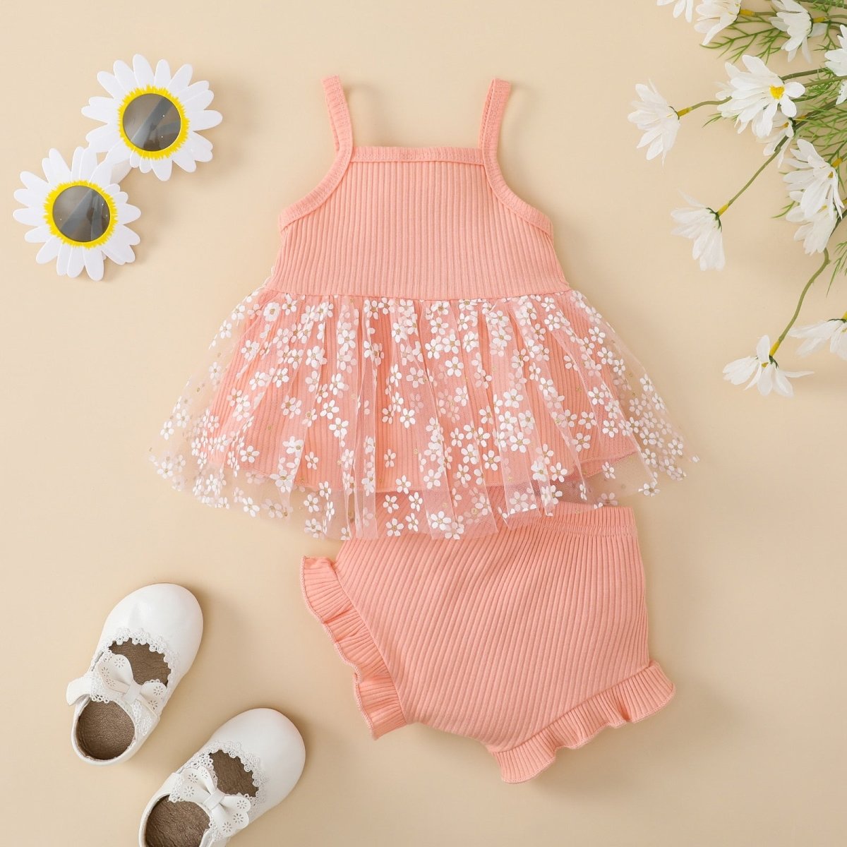 Conjunto Shortinho Margarida | 0-3 Anos