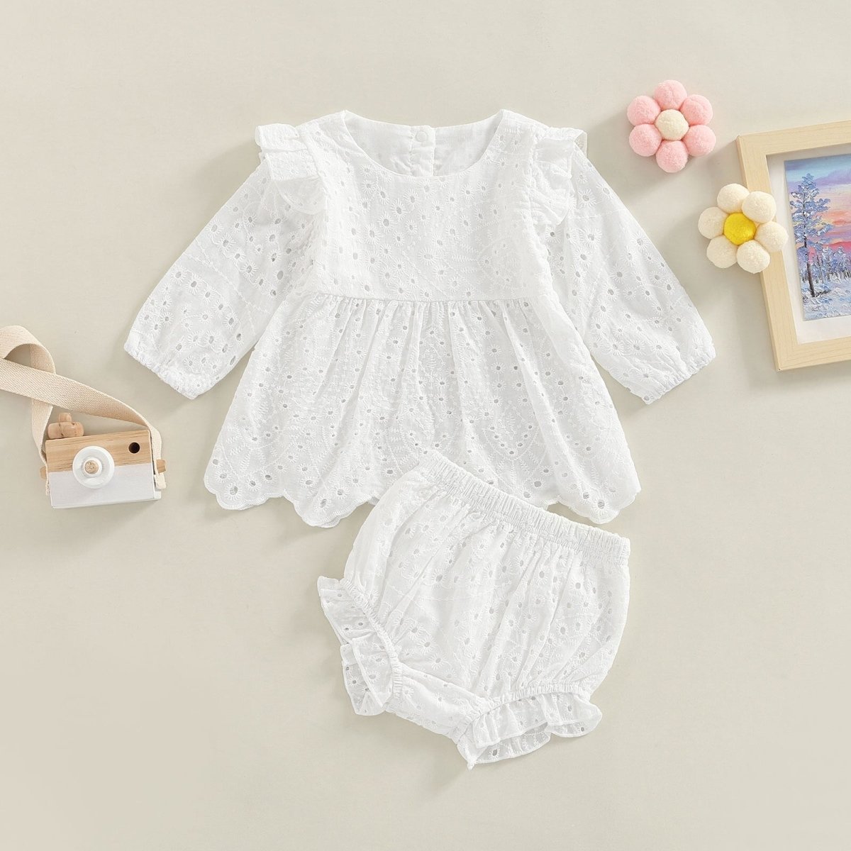 Vestido + Shortinho | 0-24 Meses