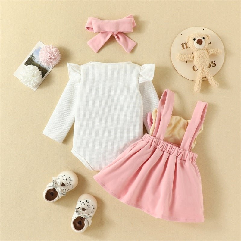 Conjunto Vestido Ursinho | 0-18 Meses