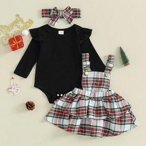 Conjunto Xadrez Preto | 0-24 Meses