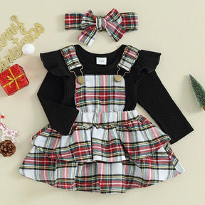 Conjunto Xadrez Preto | 0-24 Meses