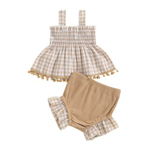 Conjunto Xadrez Shortinho | 0-18 Meses