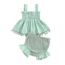 Conjunto Xadrez Shortinho | 0-18 Meses