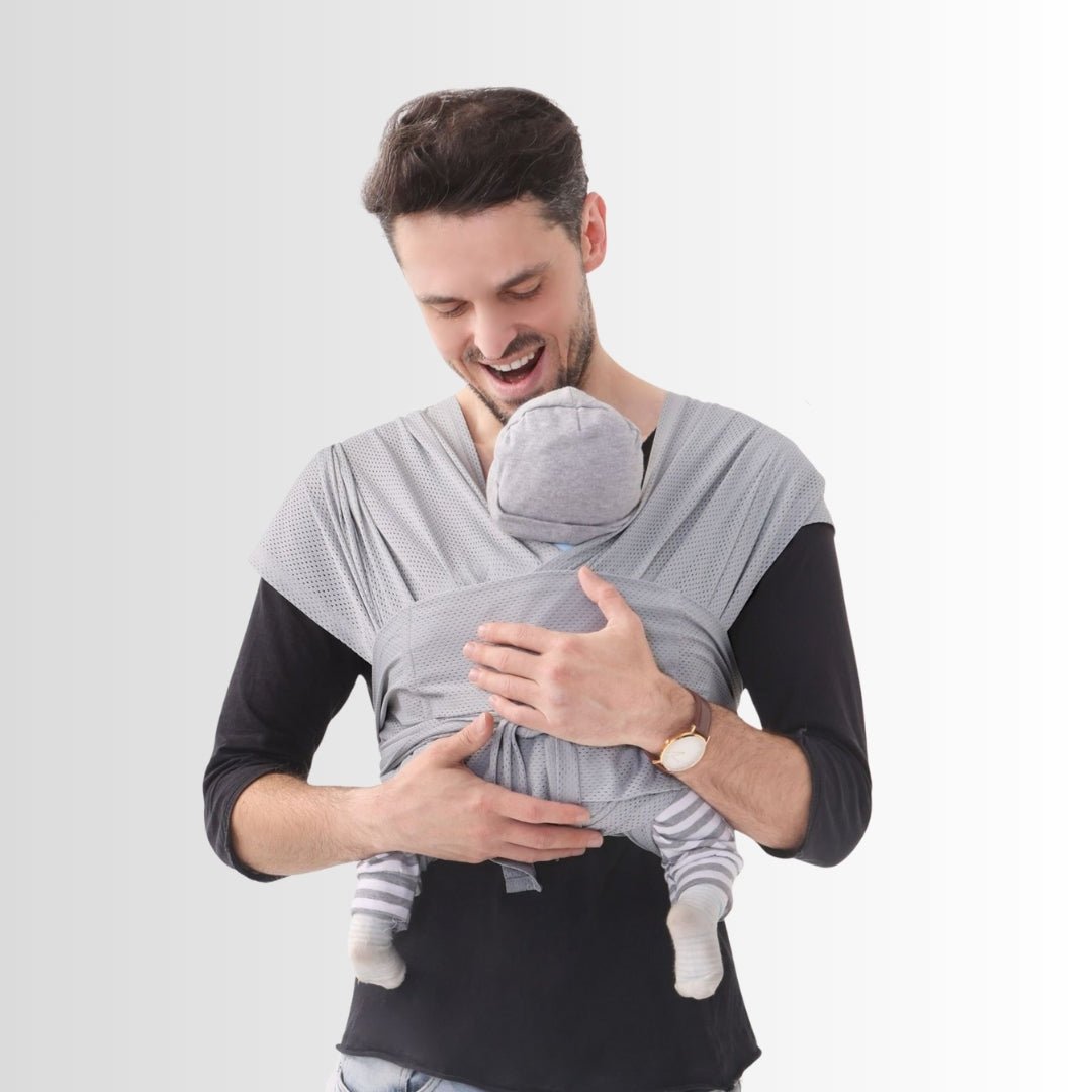 Sling para Bebê FLEX REGULATION™ - RN a 3 anos - Cinza Claro