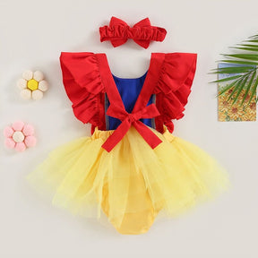 Vestido Branca de Neve | 0-24 Meses