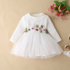 Vestido Tule Flores | 0-24 Meses