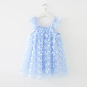 Vestido Tule Borboleta 3D | 6M-6 Anos