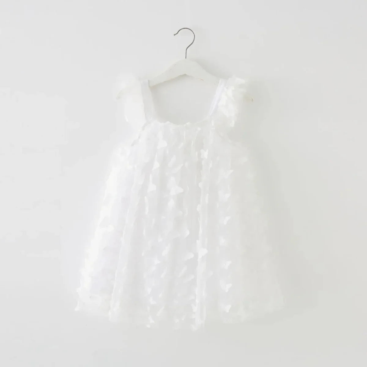 Vestido Tule Borboleta 3D | 6M-6 Anos