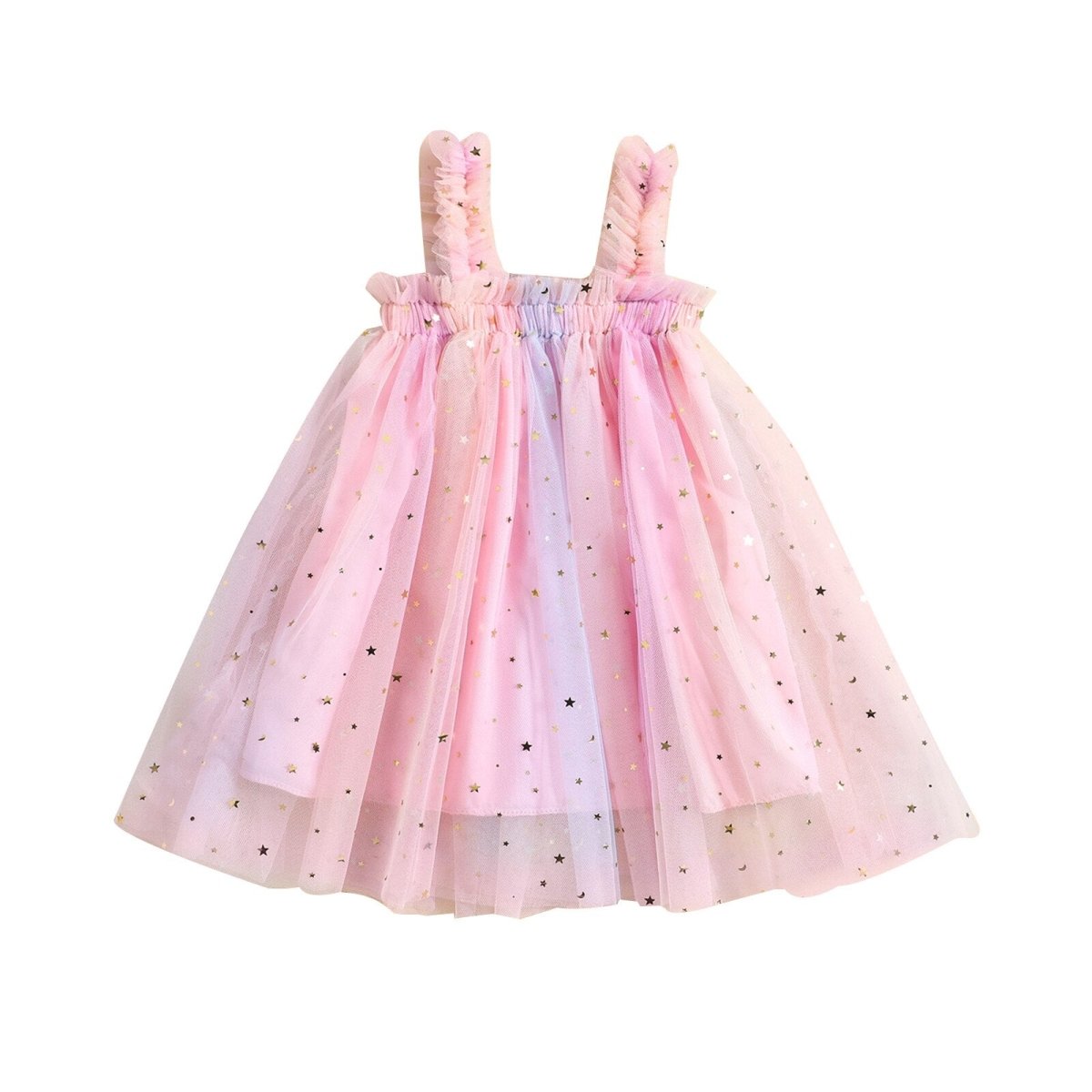 Vestido Tule Estrelinhas | 12-5 Anos