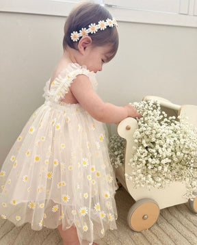 Vestido Tule Margarida | 6m-3 Anos