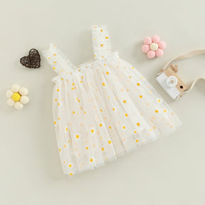 Vestido Tule Margarida | 6m-3 Anos